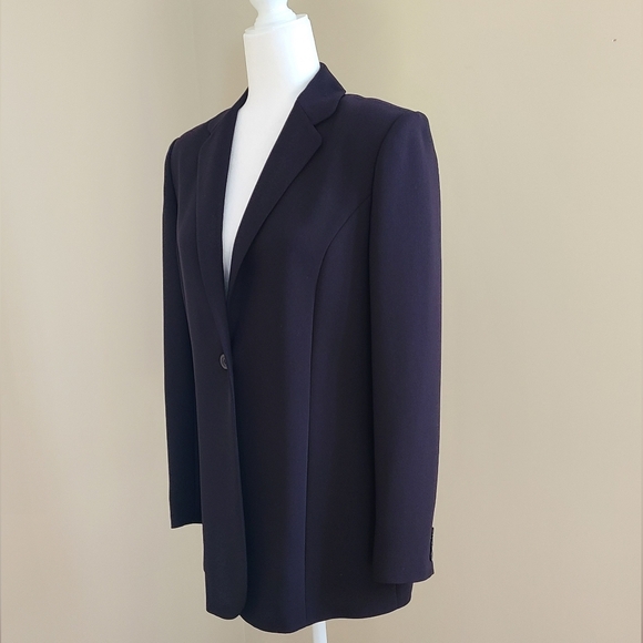 Grace 2-Piece Skirt Suit Set Blazer 8 / Skirt 6 Dark Chocolate Brown Career - Picture 4 of 11